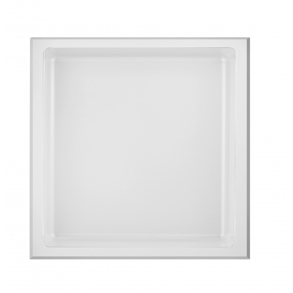 Niche de Douche 12x12 fini blanc mat