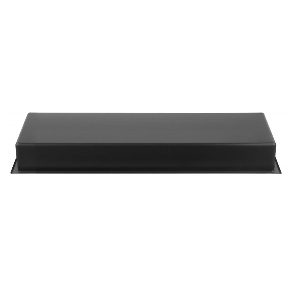 Niche de Douche 36x12, finie noire mat
