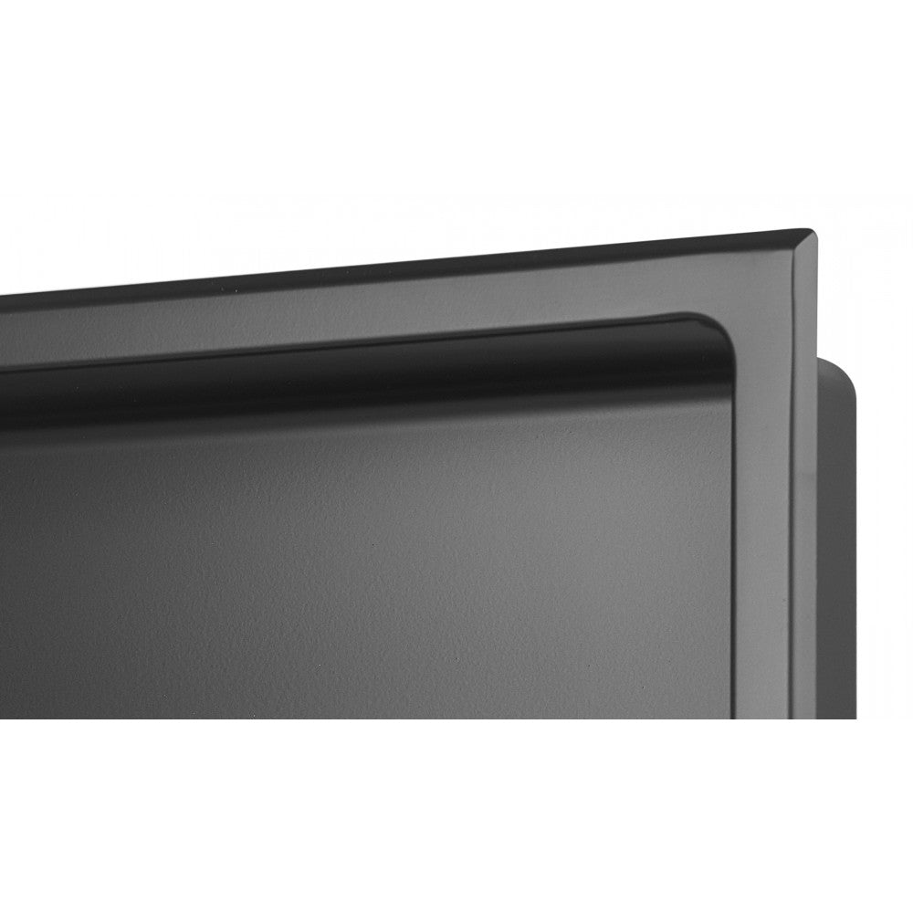 Niche de Douche 36x12, finie noire mat