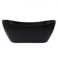 Bain autoportant 67 noir mat – Nezha