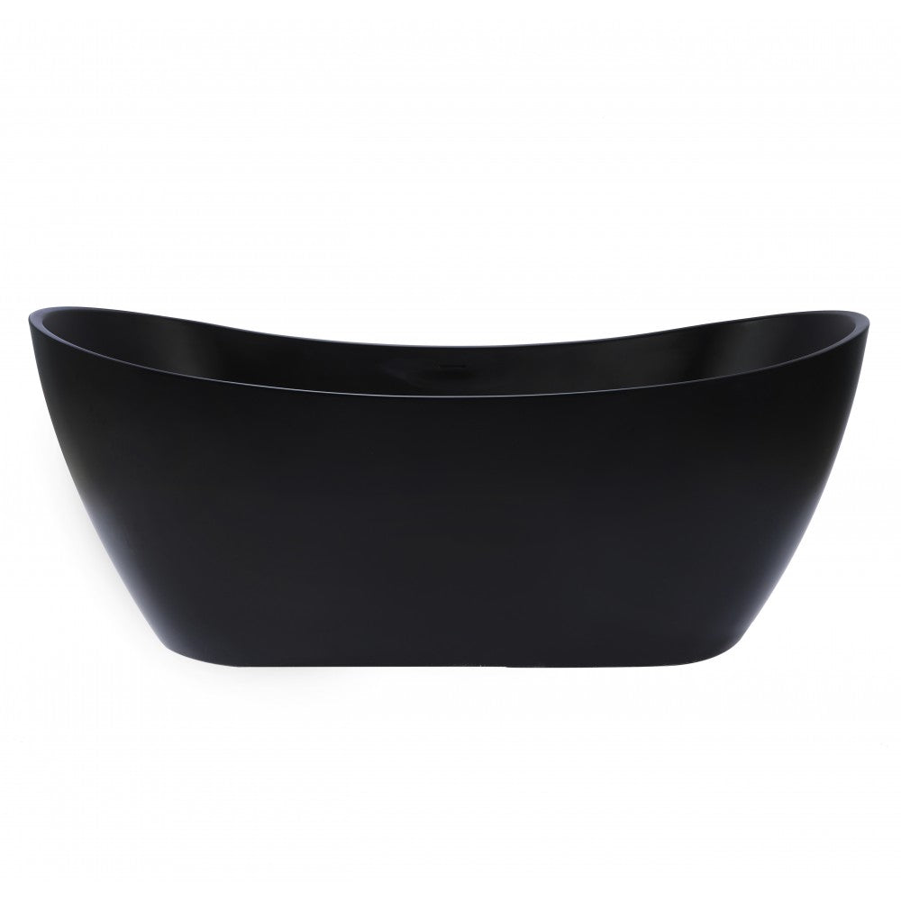 Bain autoportant 67 noir mat – Nezha