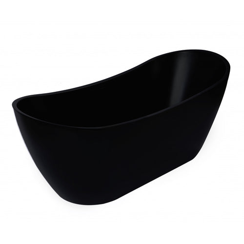 Bain autoportant 67 noir mat – Nezha