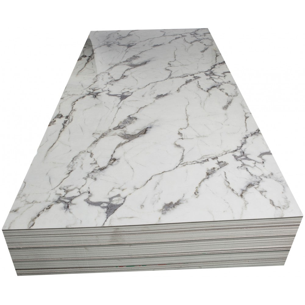 Marbre Carrara mur de douche 48'' X 96''