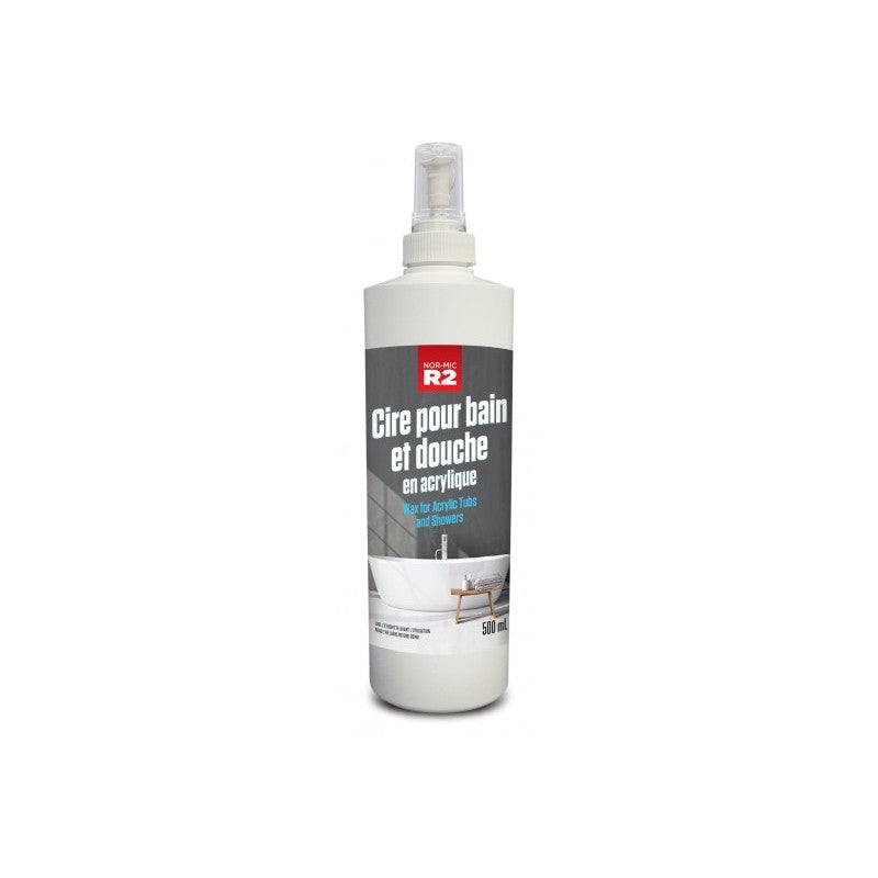 Cire pour bain et douche en acrylique