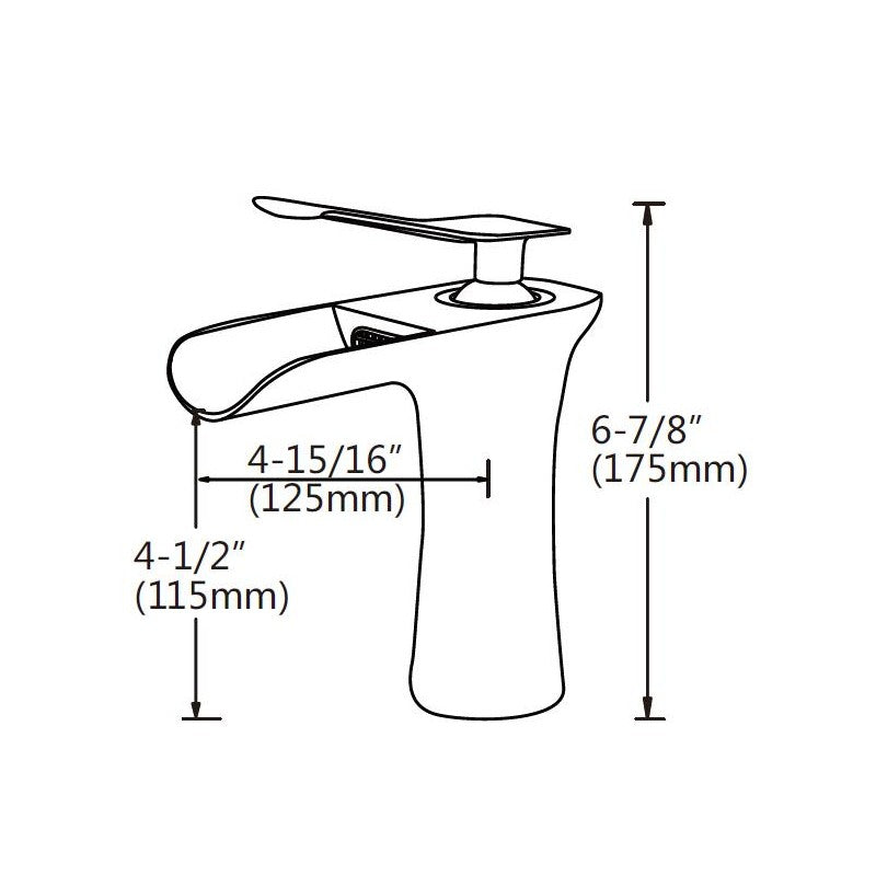 Juma, Robinet de lavabo chrome poli