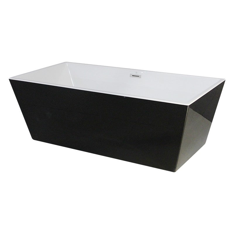Bain autoportant 59 noir et blanc – Roman