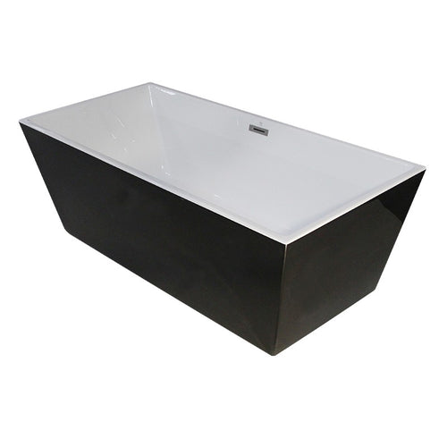 Bain autoportant 59 noir et blanc – Roman