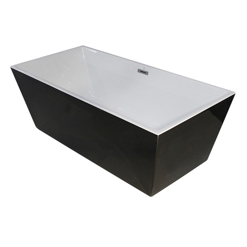 Bain autoportant 67 noir et blanc – Roman