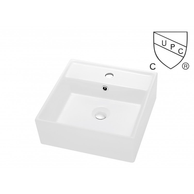 Fidji 16", Lavabo en porcelaine