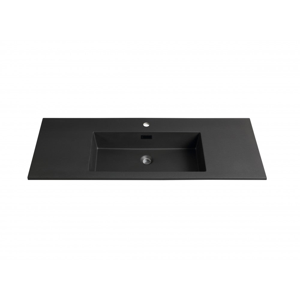 Dessus de comptoir noir Bali 48"