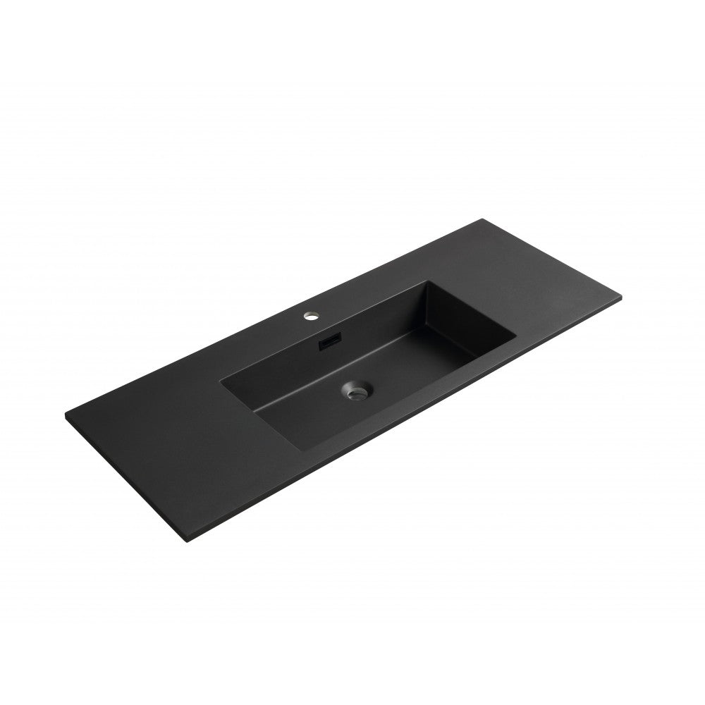 Dessus de comptoir noir Bali 48"