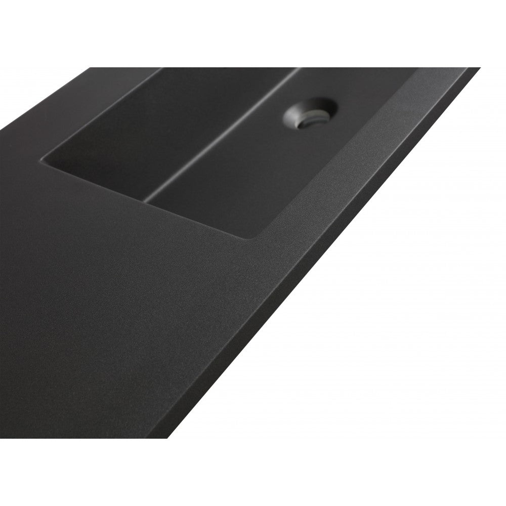 Dessus de comptoir noir Bali 48"