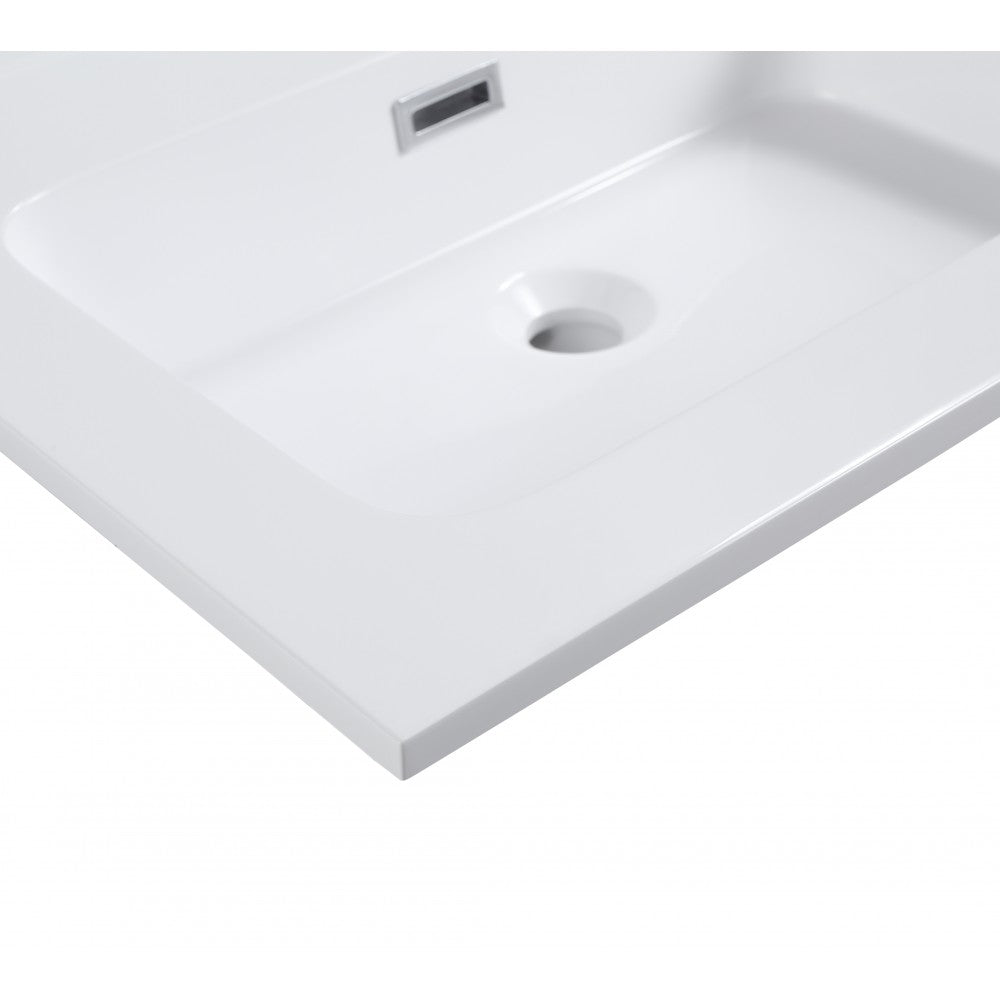 Dessus de comptoir double blanc Tavira 48"