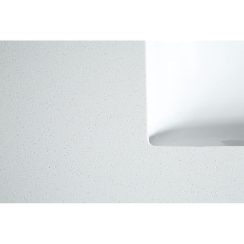 Berlin 48", Comptoir en quartz blanc