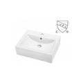 Fidji 20.5", Lavabo de porcelaine