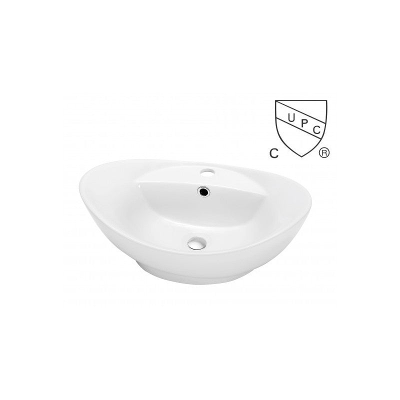 Curaçao 23", Lavabo de porcelaine