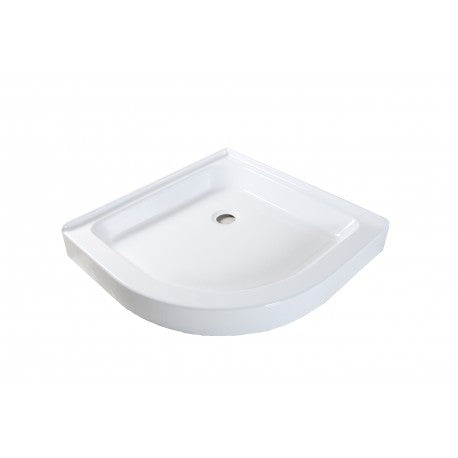 Céleste 40 × 40", Base de douche en coin