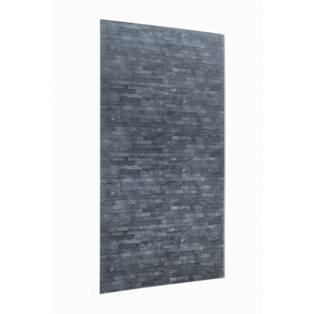 Mur de douche en PVC couleur grey brick