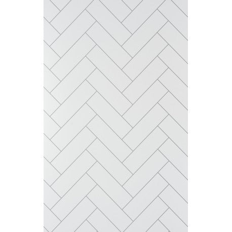 Mur de douche en PVC couleur White Herringbone