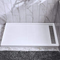 Xénon 48×36”, Base de douche en SMC, drain à gauche